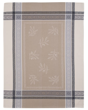 Set of 3 Jacquard dish cloths (Olivia. linen) - Click Image to Close